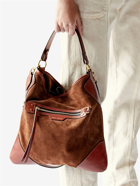 Isabel Marant Botsy Day Shoulder Bag, Cognac 